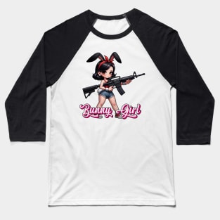 Tactical Bunny Girl Baseball T-Shirt